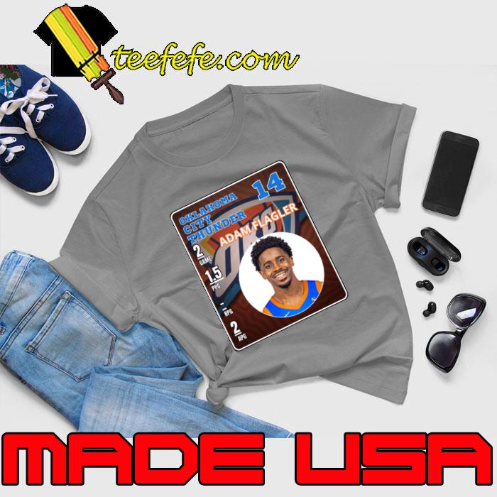 Adam Flagler American professional basketball player for the Oklahoma City Thunder T-Shirt Adam Flagler American professional basketball player for the Oklahoma City Thunder T-Shirt