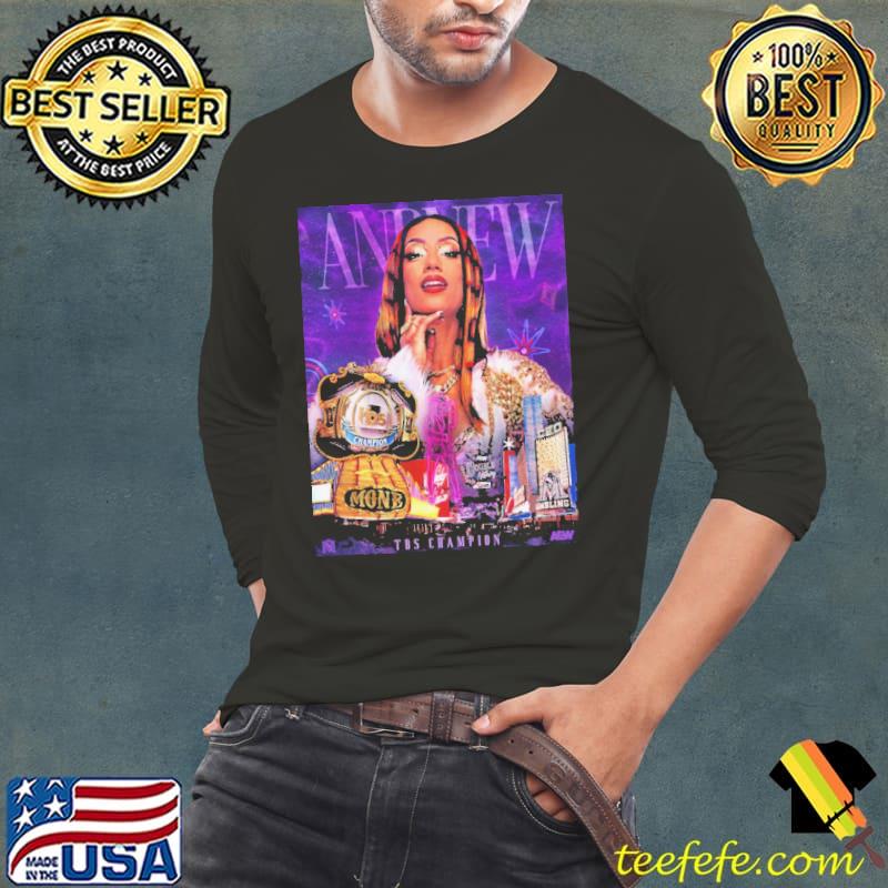 AEW Double Or Nothing 2024 Sasha Banks And New TBS Champion s Long Sleeve Tee AEW Double Or Nothing 2024 Sasha Banks And New TBS Champion s Long Sleeve Tee