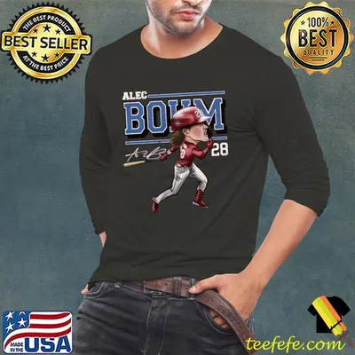 Alec Bohm American professional baseball third baseman Philadelphia Cartoon T-Shirt