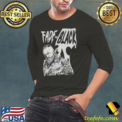 Aleister Black Contrast Fade To black T-Shirt