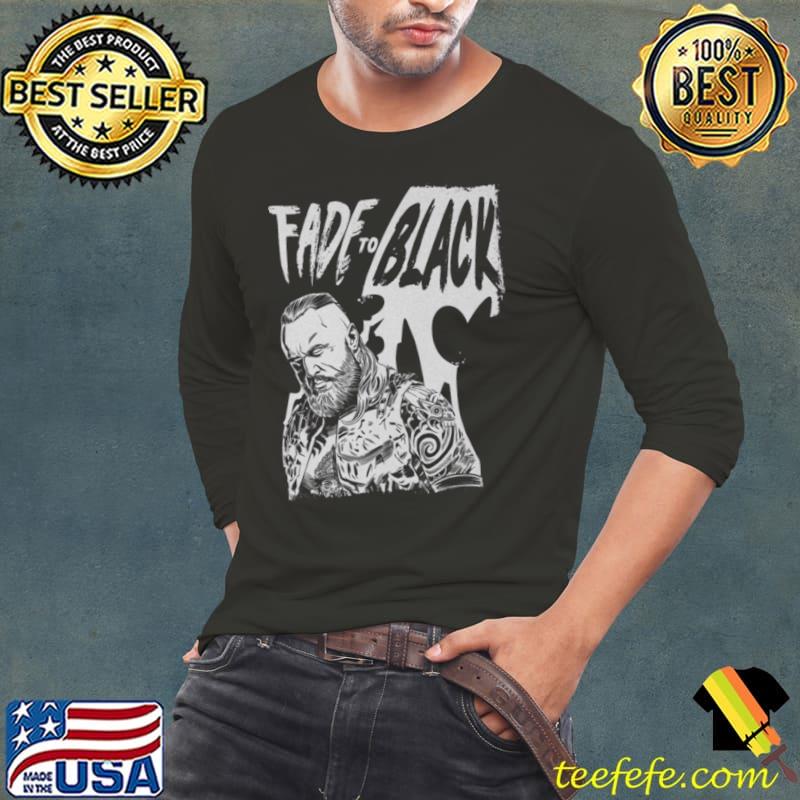 Aleister Black Contrast Fade To black T-Shirt