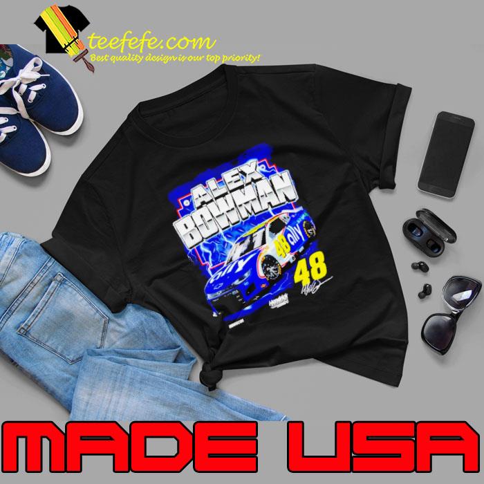 Alex Bowman Hendrick Motorsports Team Collection Ally Darlington Throwback shir Unisex Alex Bowman Hendrick Motorsports Team Collection Ally Darlington Throwback shir Unisex