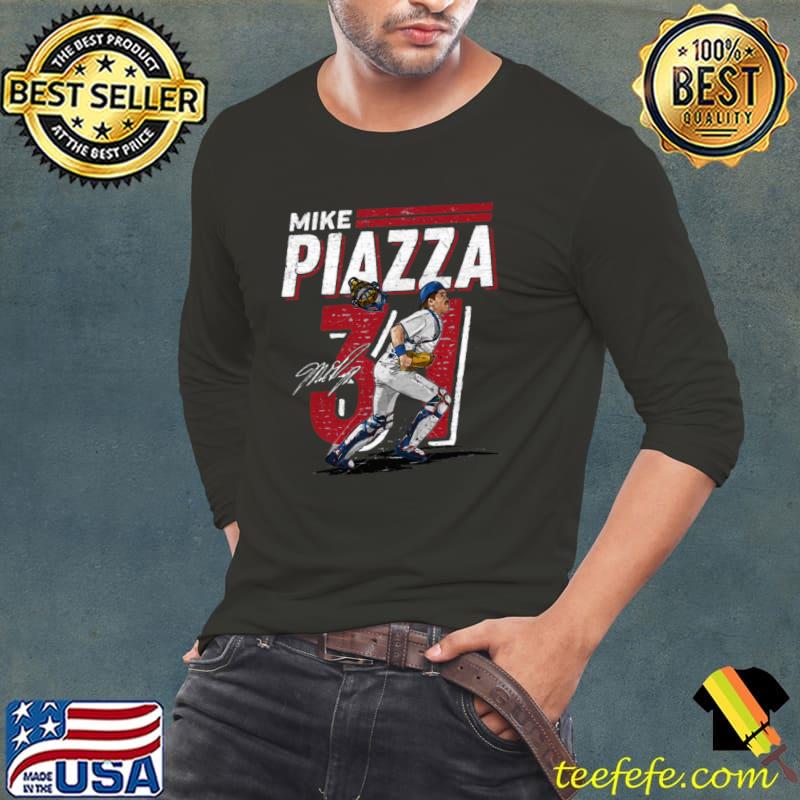 American former professional baseball catcher mike piazza map T-Shirt