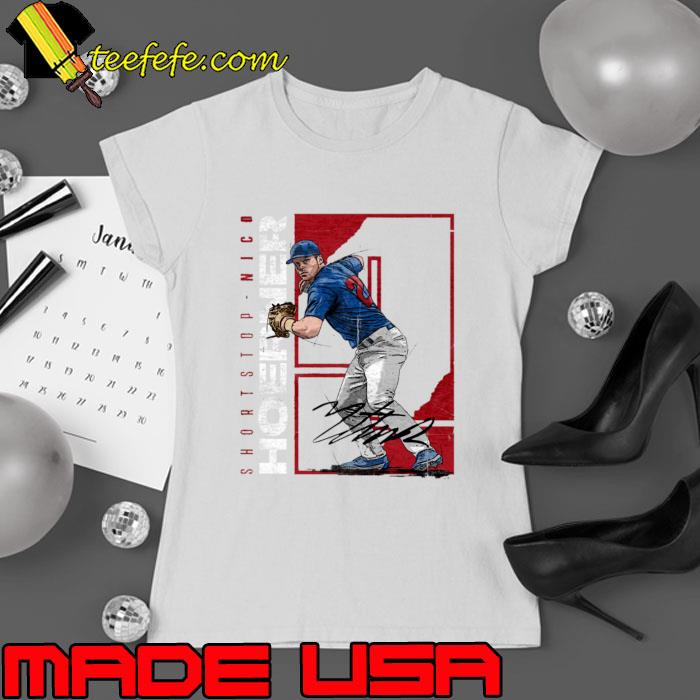 American professional baseball middle infielder nico hoerner stretch T-Shirt American professional baseball middle infielder nico hoerner stretch T-Shirt