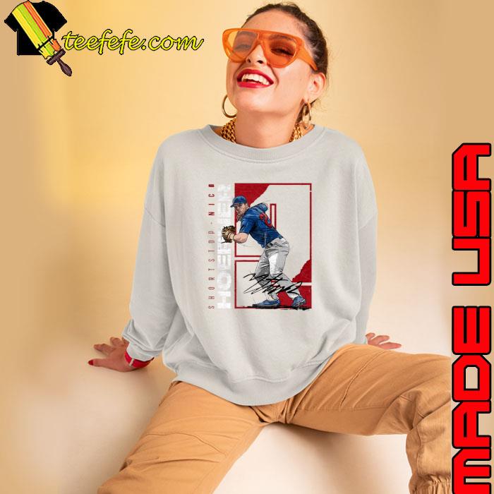 American professional baseball middle infielder nico hoerner stretch T-Shirt Sweatshirt American professional baseball middle infielder nico hoerner stretch T-Shirt Sweatshirt