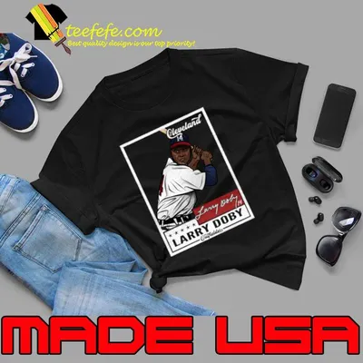 American professional baseball player larry doby throwback card T-Shirt