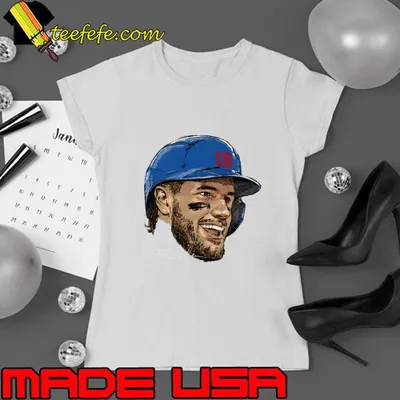 American professional baseball third baseman patrick wisdom portrait T-Shirt