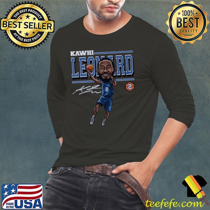 American professional basketball player kawhi leonard cartoon T-Shirt Long Sleeve Tee American professional basketball player kawhi leonard cartoon T-Shirt Long Sleeve Tee