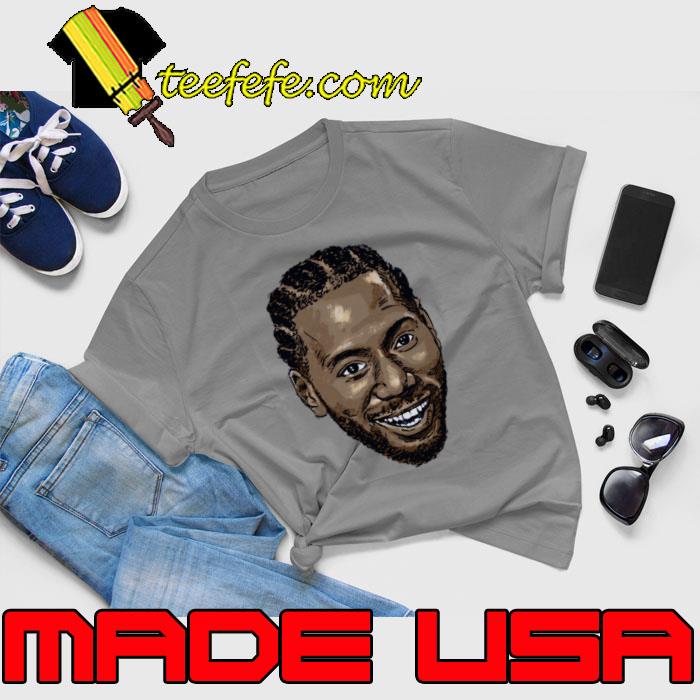 American professional basketball player kawhi leonard smile T-Shirt
