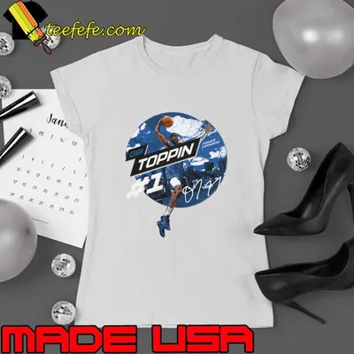 American professional basketball player obi toppin city emblem T-Shirt