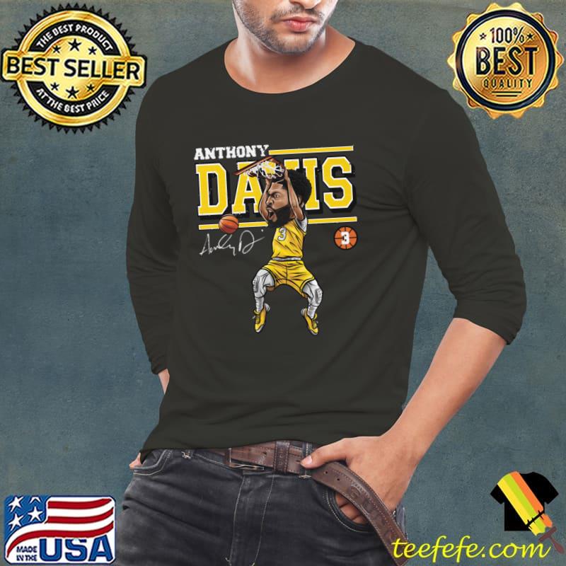 Anthony Davis Los Angels L Cartoon American professional basketball player T-Shirt