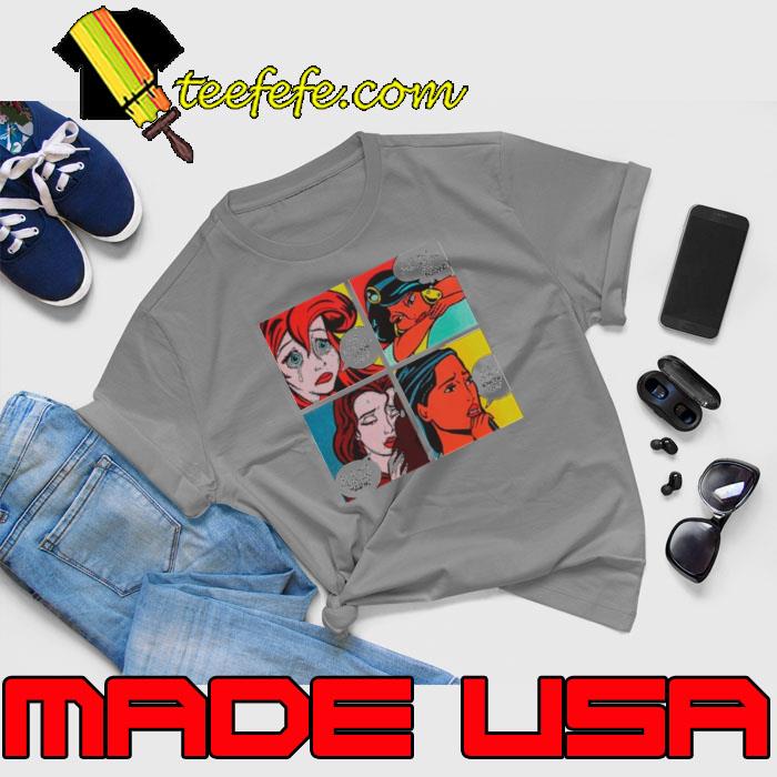 Ariel Belle Jasmine Pocahontas Pop Art Comic s Unisex Ariel Belle Jasmine Pocahontas Pop Art Comic s Unisex