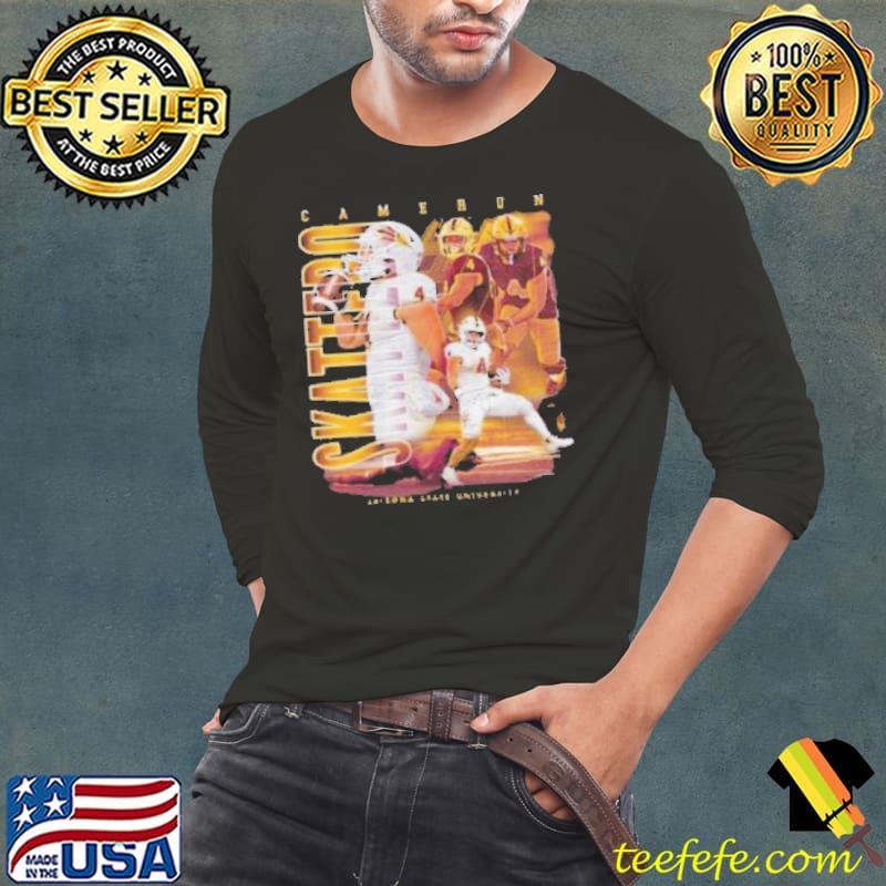Arizona State NCAA Football Cameron Skattebo Hooded Shirt Arizona State NCAA Football Cameron Skattebo Hooded Shirt