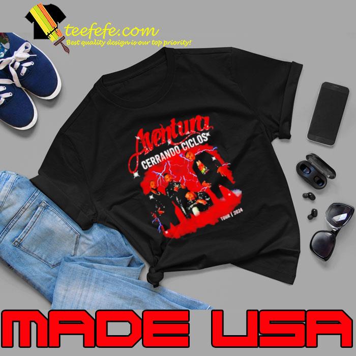 Aventura Cerrando Ciclos 2024 Tour shirt