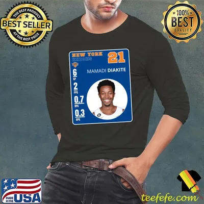 Awesome mamadi Diakite Guinean professional basketball player for the New York Knicks T-Shirt