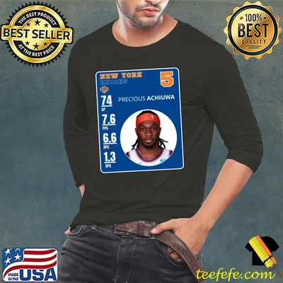 Awesome precious Achiuwa Nigerian professional basketball player for the New York Knicks T-Shirt