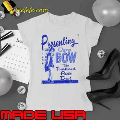 Awesome presenting clara bow the tortured poets dept shirt