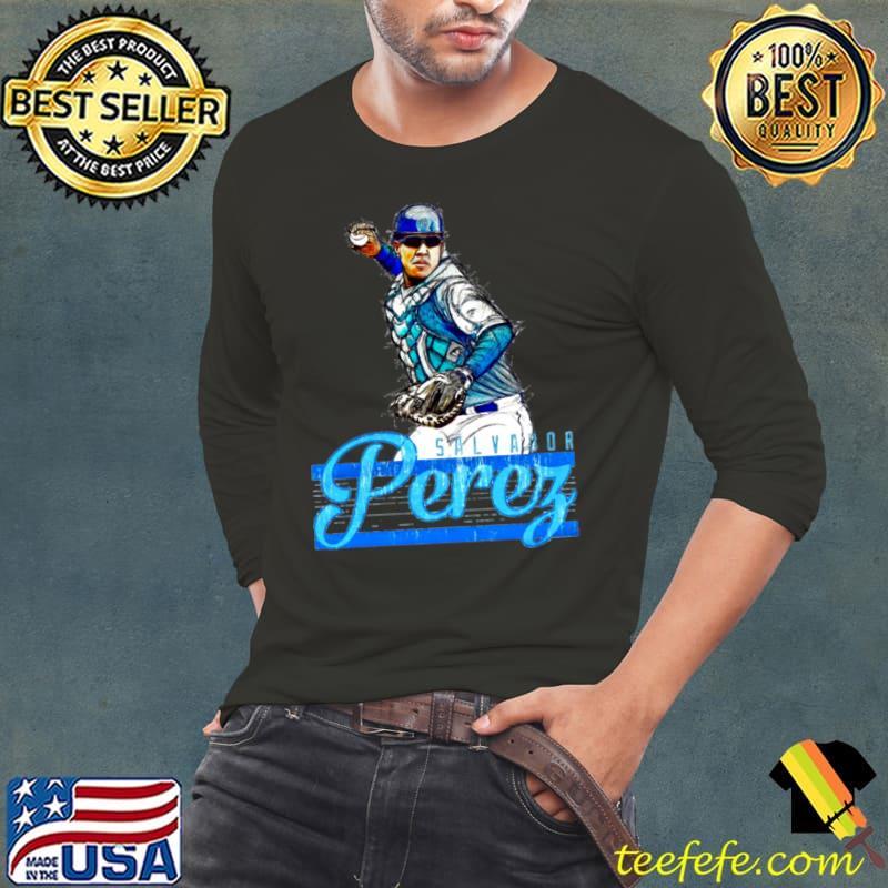 Awesome venezuelan-American professional baseball catcher salvador perez T-Shirt Long Sleeve Tee Awesome venezuelan-American professional baseball catcher salvador perez T-Shirt Long Sleeve Tee