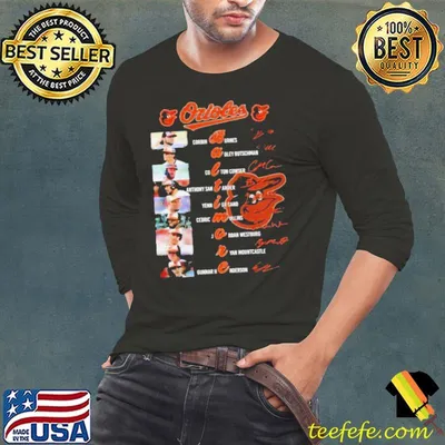 Baltimore Orioles Baseball Team All Stars Line Up 2024 Signatures shirt