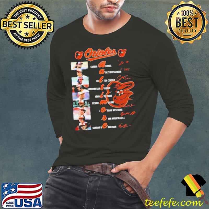 Baltimore Orioles Baseball Team All Stars Line Up 2024 Signatures shirt
