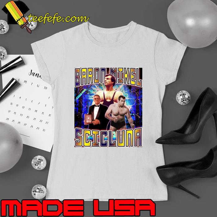 BARON MIKEL SCICLUNA Maltese professional wrestler who gained T-Shirt
