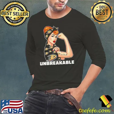 Beautiful Girl Unbreakable Go Anaheim Ducks Shirt