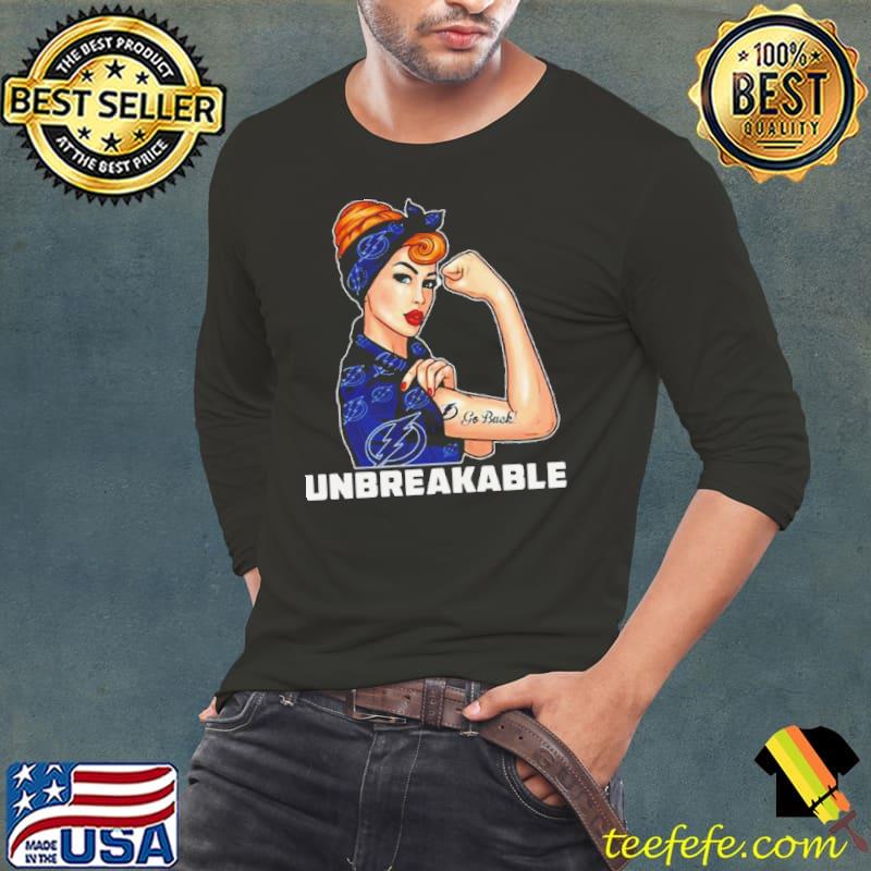 Beautiful Girl Unbreakable Go Tampa Bay Lightning Shirt