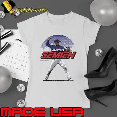 Best marcus Semien Texas Skyline American professional baseball shortstop T-Shirt