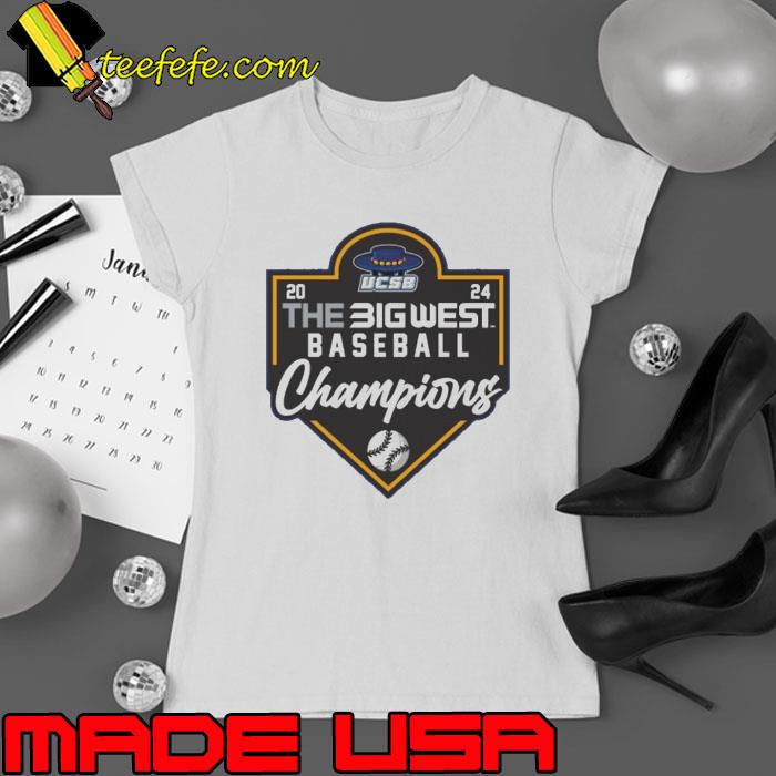 Big West Baseball UC Santa Barbara Champions 2024 s Ladies tee Big West Baseball UC Santa Barbara Champions 2024 s Ladies tee