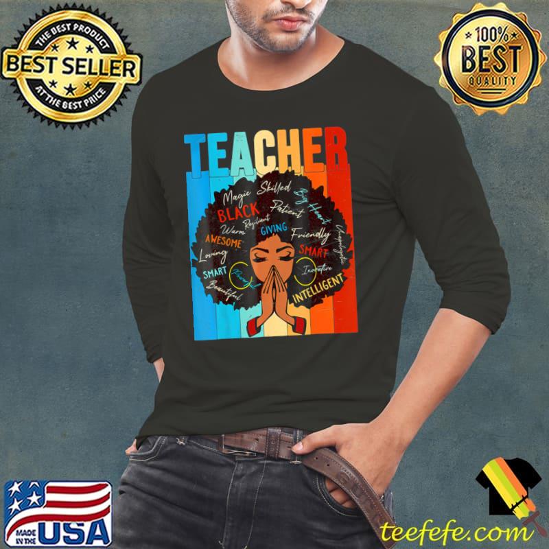 Black History Month Teacher For Girls Vintage T-Shirt