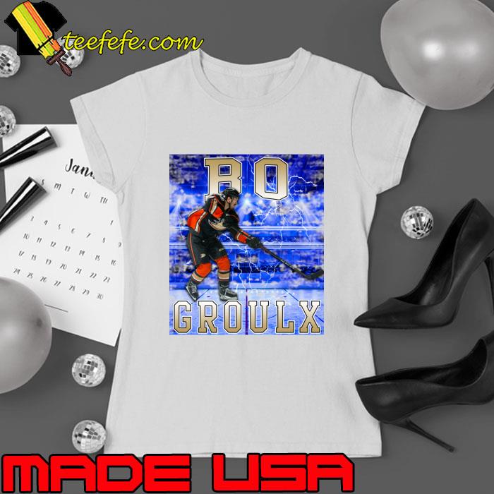 Bo Groulx French-born Canadian professional ice hockey T-Shirt Ladies tee Bo Groulx French-born Canadian professional ice hockey T-Shirt Ladies tee