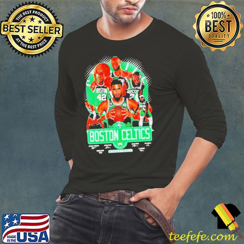 Boston Celtics 2024 NBA Basketball Team Signatures s Long Sleeve Tee Boston Celtics 2024 NBA Basketball Team Signatures s Long Sleeve Tee