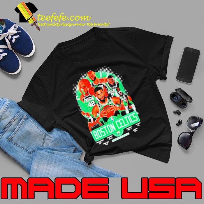 Boston Celtics 2024 NBA Basketball Team Signatures shirt