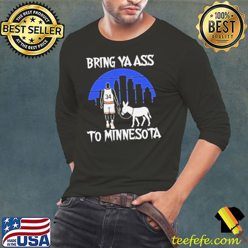 Bring Ya Ass To Minnesota Goat Basketball Vintage Shirt