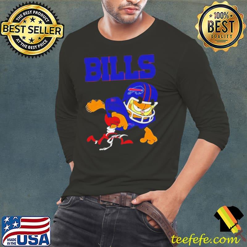 Buffalo Bills Garfield Cat Grumpy Football Player 2024 s Long Sleeve Tee Buffalo Bills Garfield Cat Grumpy Football Player 2024 s Long Sleeve Tee