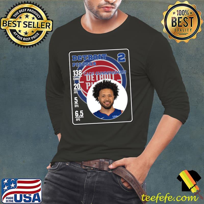 Cade Cunningham American professional basketball player for Detroit Pistons T-Shirt Cade Cunningham American professional basketball player for Detroit Pistons T-Shirt