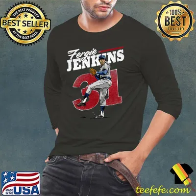 Canadian former professional baseball pitcher Fergie jenkins retro T-Shirt