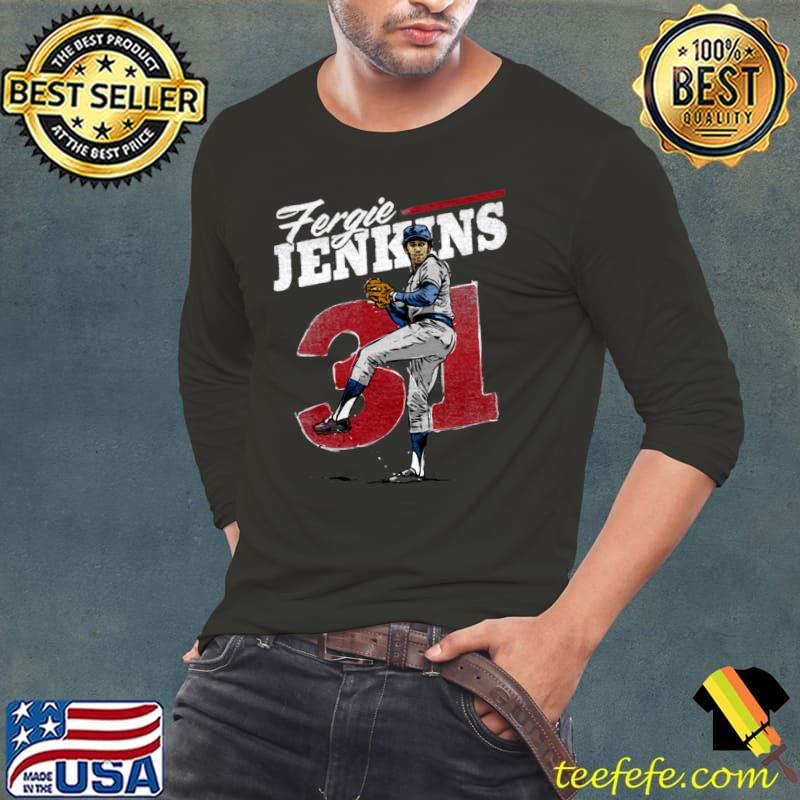 Canadian former professional baseball pitcher Fergie jenkins retro T-Shirt Canadian former professional baseball pitcher Fergie jenkins retro T-Shirt