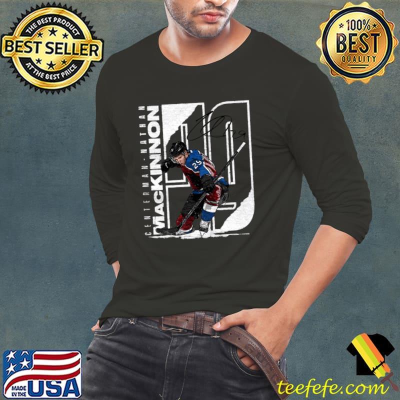 Canadian professional ice hockey centre nathan mackinnon stretch T-Shirt