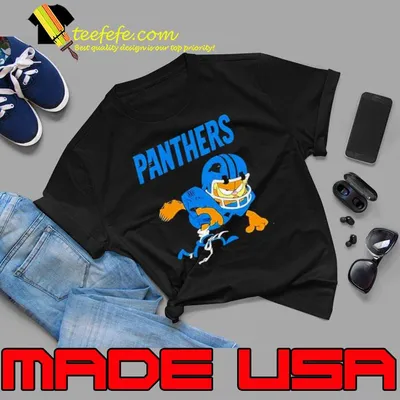 Carolina Panthers Garfield Cat Grumpy Football Player 2024 shirt