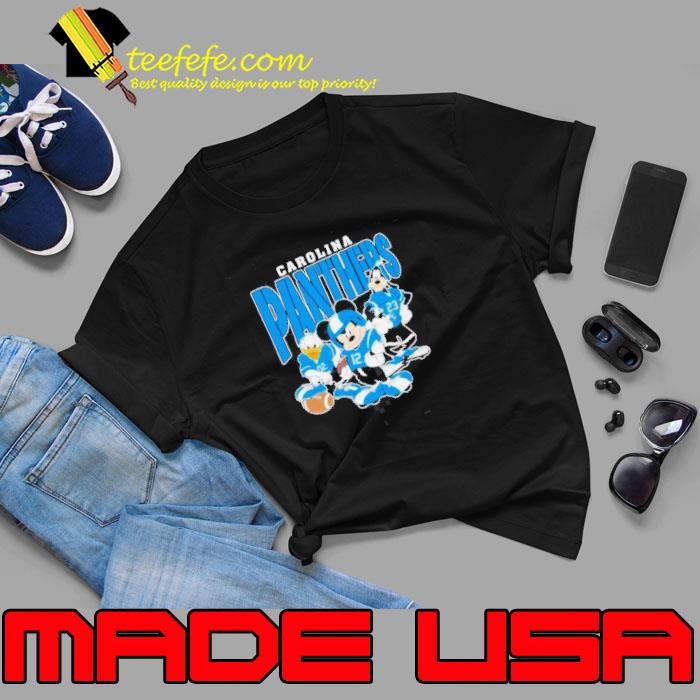Carolina Panthers Mickey Donald Duck And Goofy Football Team 2024 Shirt Unisex Carolina Panthers Mickey Donald Duck And Goofy Football Team 2024 Shirt Unisex