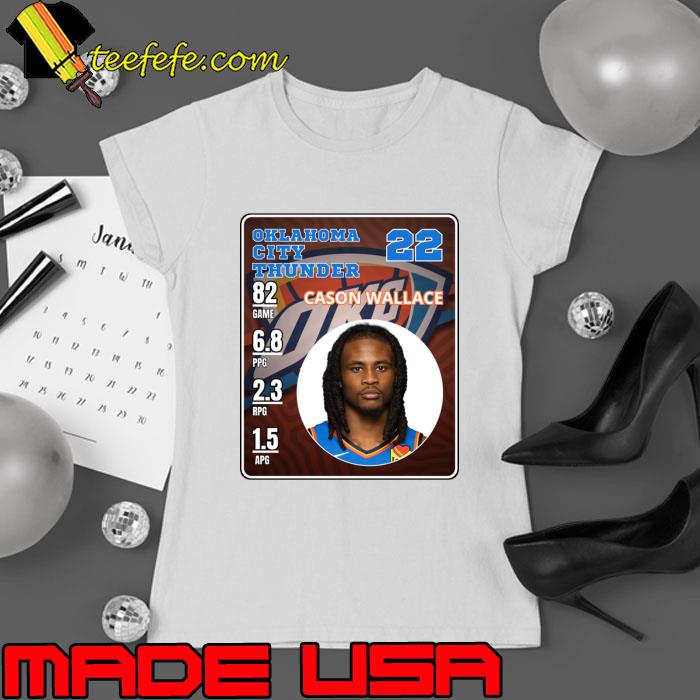 Cason Wallace American professional basketball player T-Shirt Ladies tee Cason Wallace American professional basketball player T-Shirt Ladies tee