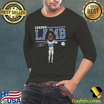 Ceedee Lamb American football wide receiver Dallas Cartoon T-Shirt