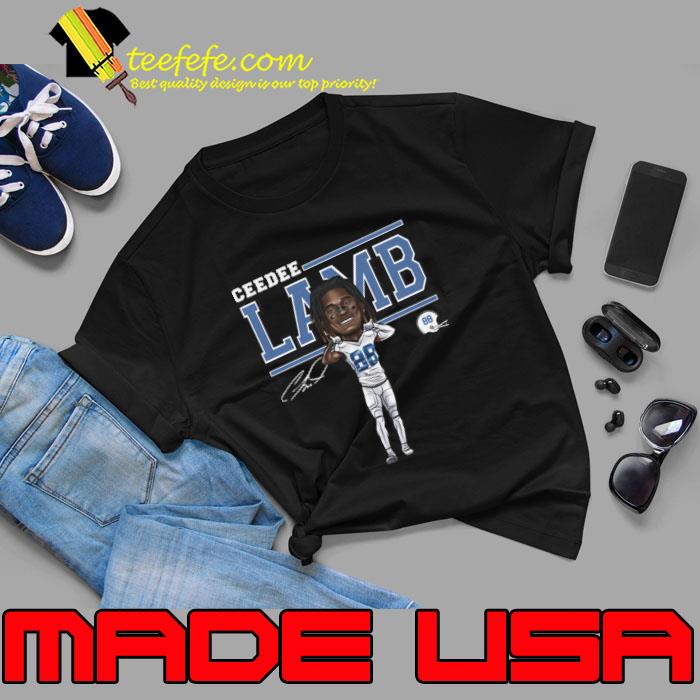 Ceedee Lamb American football wide receiver Dallas Cartoon T-Shirt Unisex Ceedee Lamb American football wide receiver Dallas Cartoon T-Shirt Unisex