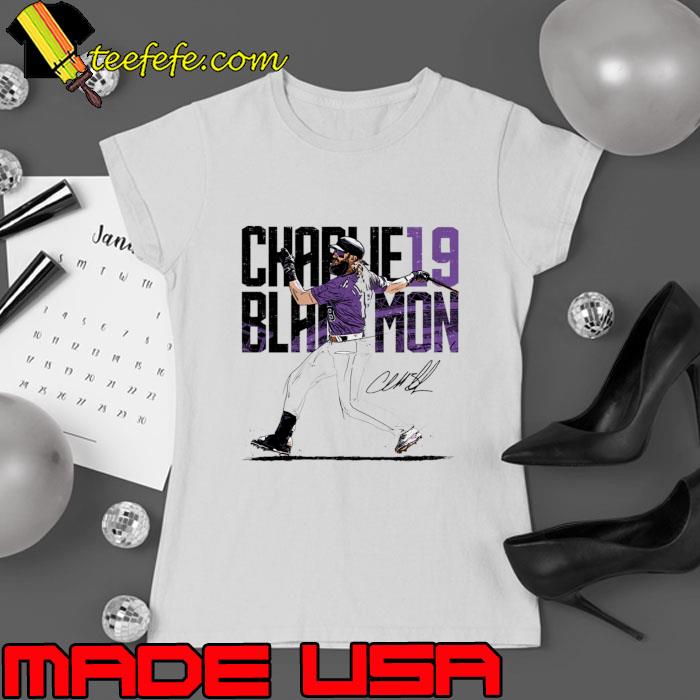 Charlie Blackmon Colorado Swing American professional baseball outfielder T-Shirt Charlie Blackmon Colorado Swing American professional baseball outfielder T-Shirt