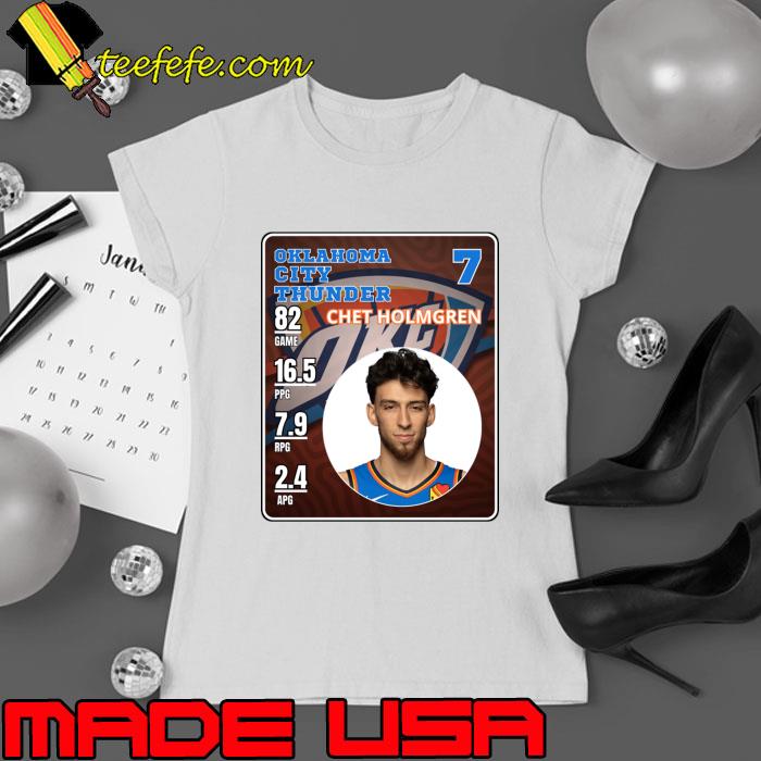 Chet Holmgren American professional basketball player T-Shirt Ladies tee Chet Holmgren American professional basketball player T-Shirt Ladies tee