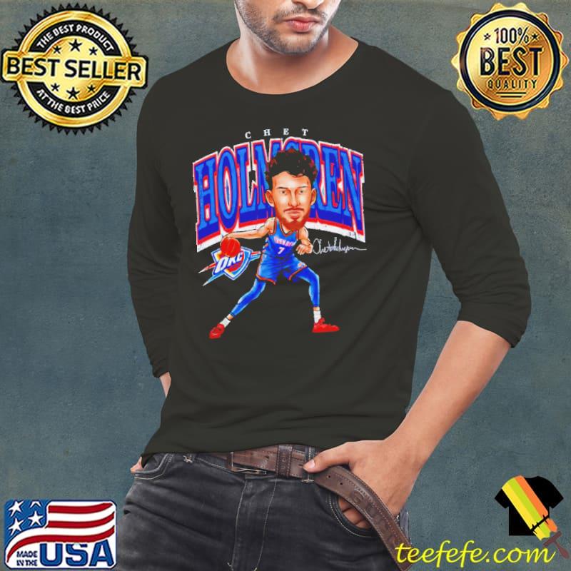 Chet Holmgren Oklahoma City Thunder cartoon shirt