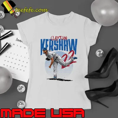 Clayton Kershaw Los Angeles D Rise American professional baseball pitcher T-Shirt