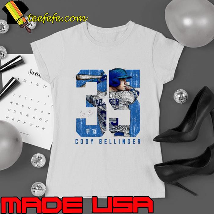 Cody Bellinger Los Angeles D Sketch American professional baseball outfielder and first baseman T-Shirt