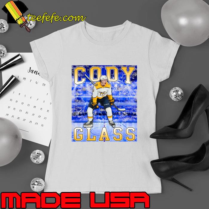 Cody Glass Canadian professional ice hockey forward for the Nashville Predators T-Shirt Cody Glass Canadian professional ice hockey forward for the Nashville Predators T-Shirt